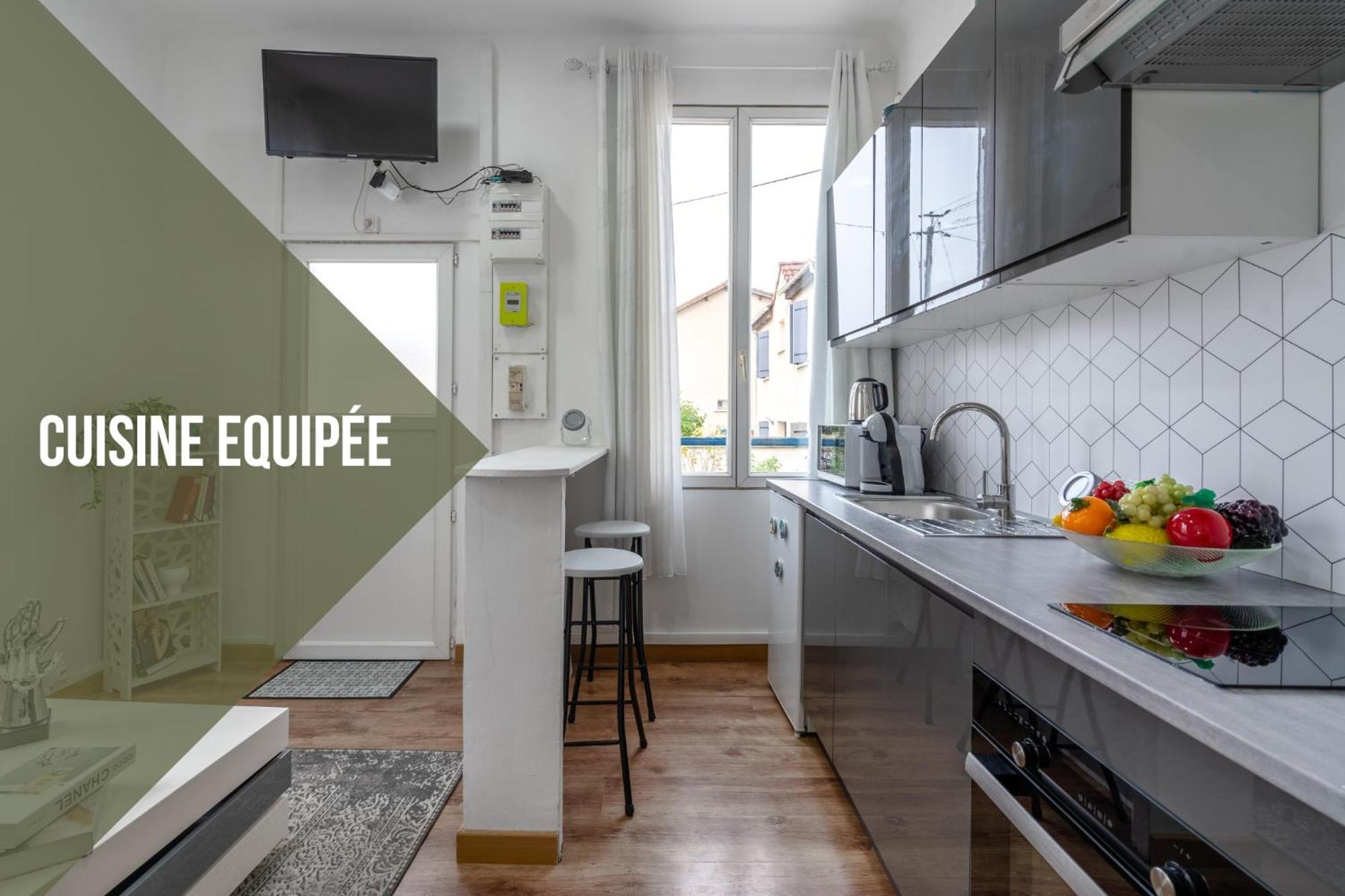 Apartmán Cocon Douillet, Proche Gare, Wifi Drancy Exteriér fotografie